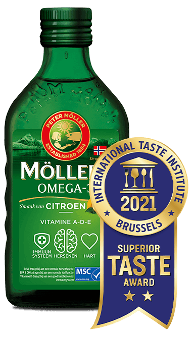 Möller’s Omega-3 Citroen met Superior Taste Award Möller's Omega-3 Citroen met Superior Taste Award